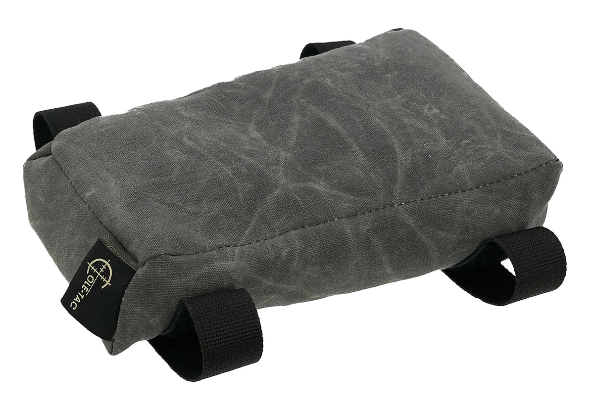 Cole-Tac FB301 Prefilled Waxed Flat Rifle Rest Bag Grey Nylon