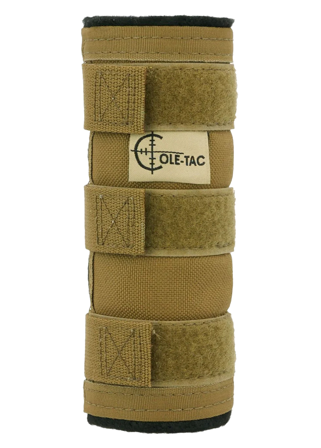 Cole-Tac Metal Python Suppressor Cover 6 Inch Coyote Brown MP102