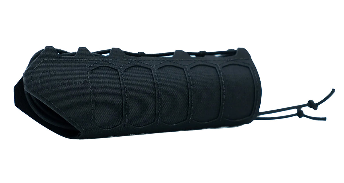 Cole-Tac SD Squadron Handguard Wrap HG101 Black No Slots 6.5" Long