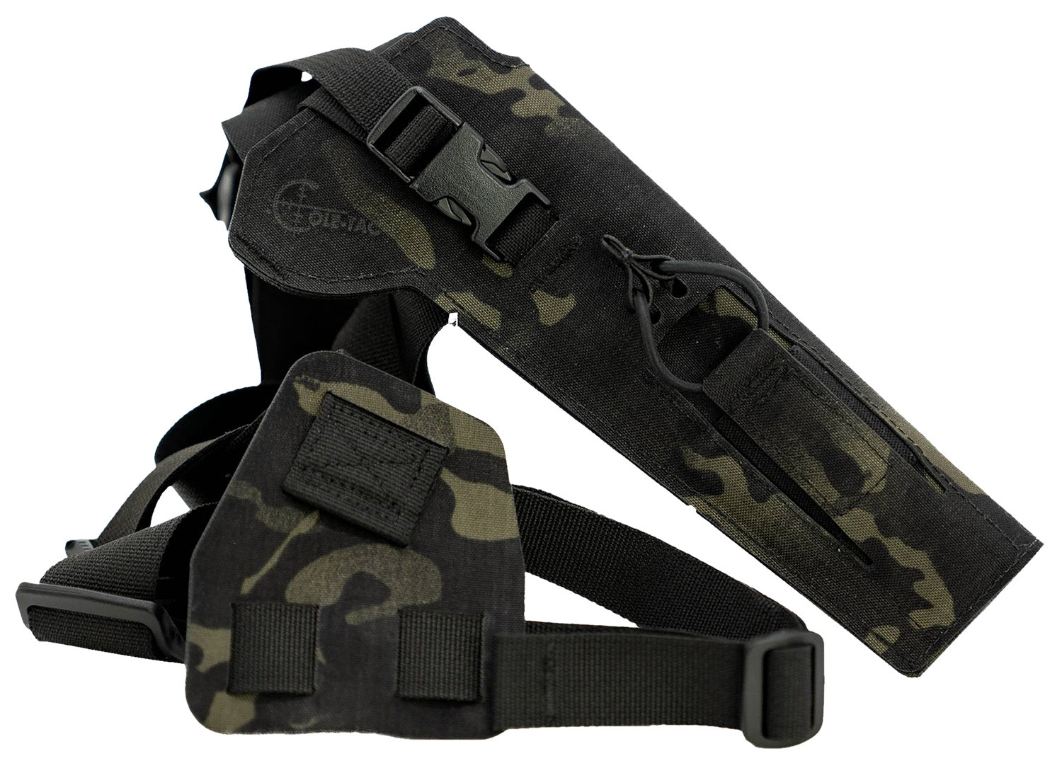Cole-tac Varmint Wrangler VW105 RH Chest Holster Multi-Cam Black