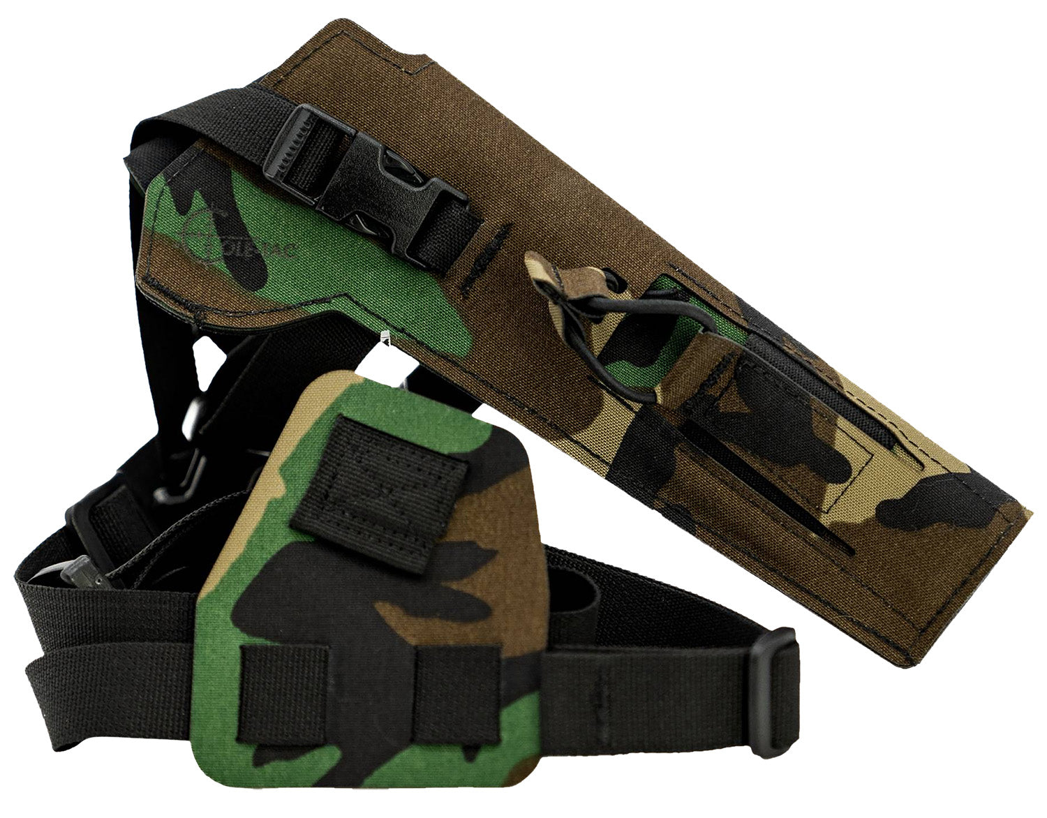 Cole-tac Varmint Wrangler VW106 RH Chest Holster M81 Woodland