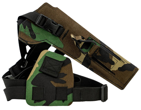 Cole-tac Varmint Wrangler VW106 RH Chest Holster M81 Woodland