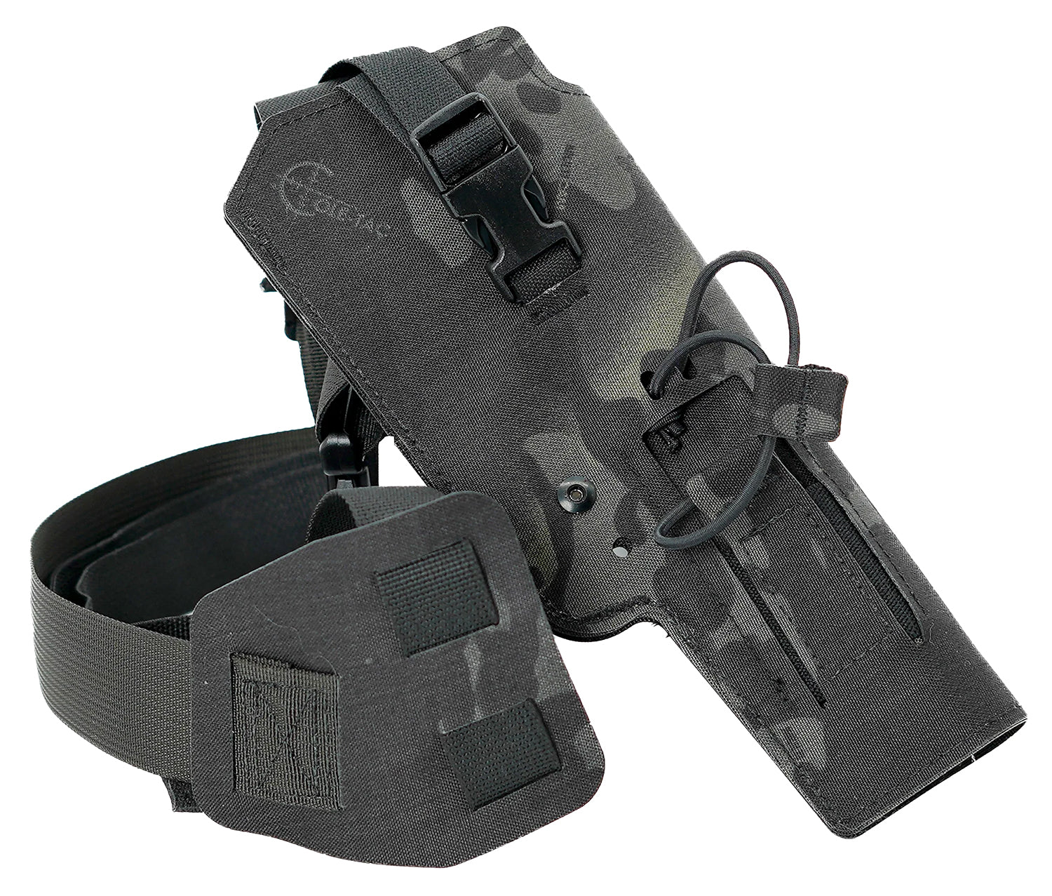 Cole-tac Varmint Wrangler VW115 RH Chest Holster Multi-Cam Black