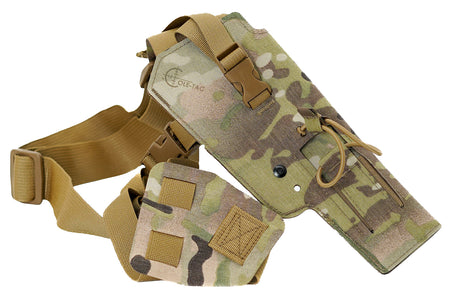 Cole-tac Varmint Wrangler VW213 LH Chest Holster Multi-Cam