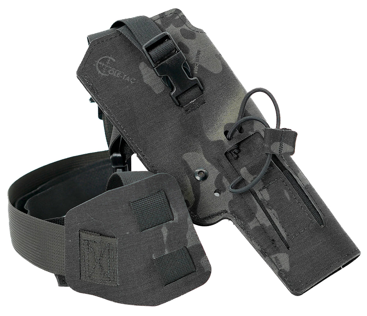 Cole-tac Varmint Wrangler VW215 LH Chest Holster Multi-Cam Black