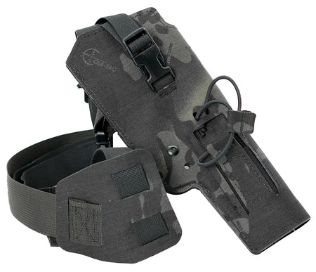 Cole-tac Varmint Wrangler VW215 LH Chest Holster Multi-Cam Black