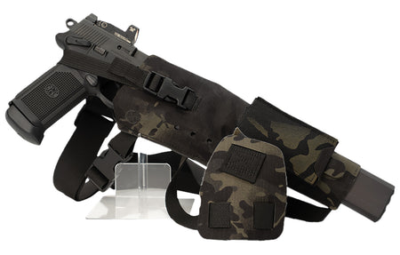 Cole-tac Varmint Wrangler XL Chest-Mount Pistol Holder MultiCam Black LH VWX110
