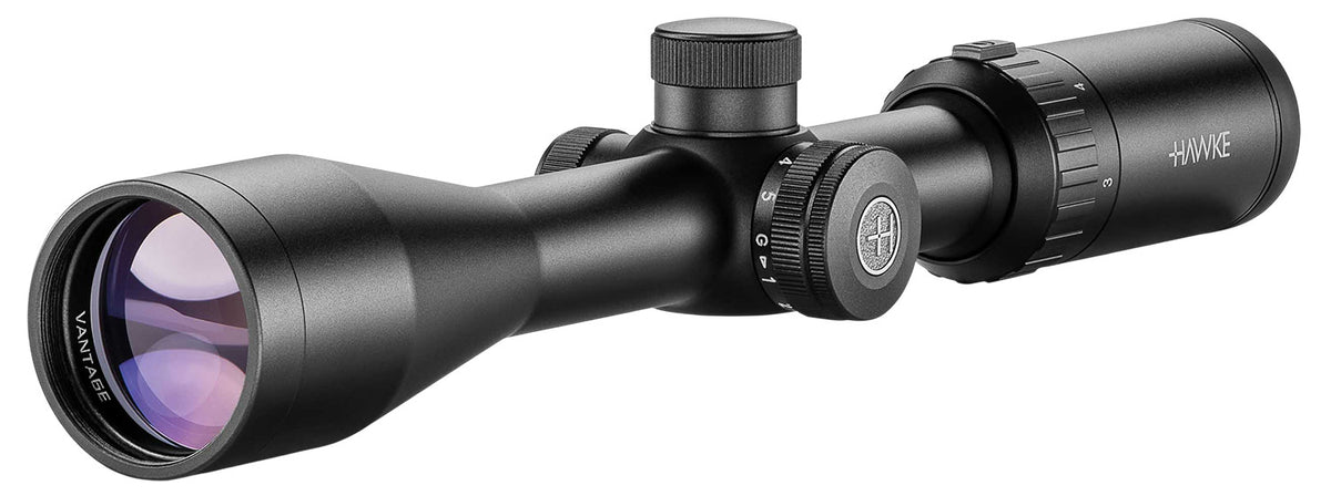 Hawke 14222 Vantage IR Riflescope 3-9x40mm Black 1-Inch Tube Illuminated Rimfire HV Reticle