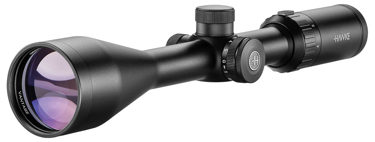 Hawke 14254 Vantage IR Riflescope 4-12x50mm Black 1-Inch Tube Illuminated L4A 2.5 MOA DOT Reticle
