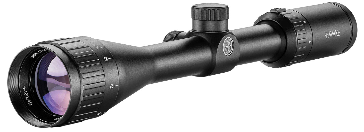 Hawke 14141 Vantage Riflescope 4-12x40mm Black 1-Inch Tube Mil-Dot Reticle
