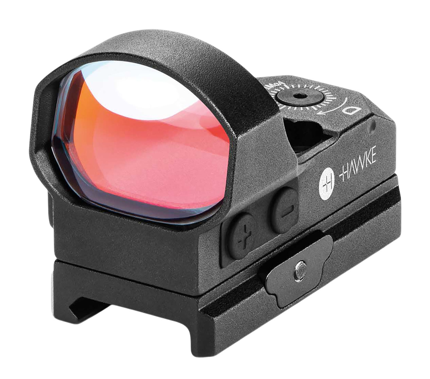 Hawke 12145 1x 34mm Black Reflex Red Dot Sight Illuminated Circle Dot Weaver Mount