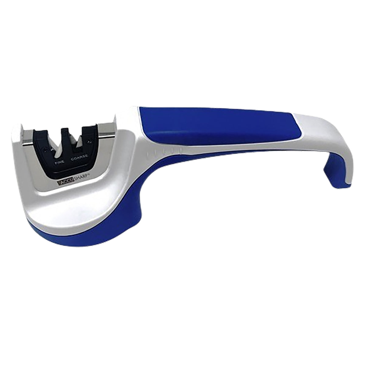 AccuSharp Pull Through Knife Sharpener Tungsten Carbide Ergonomic Blue/White Handle