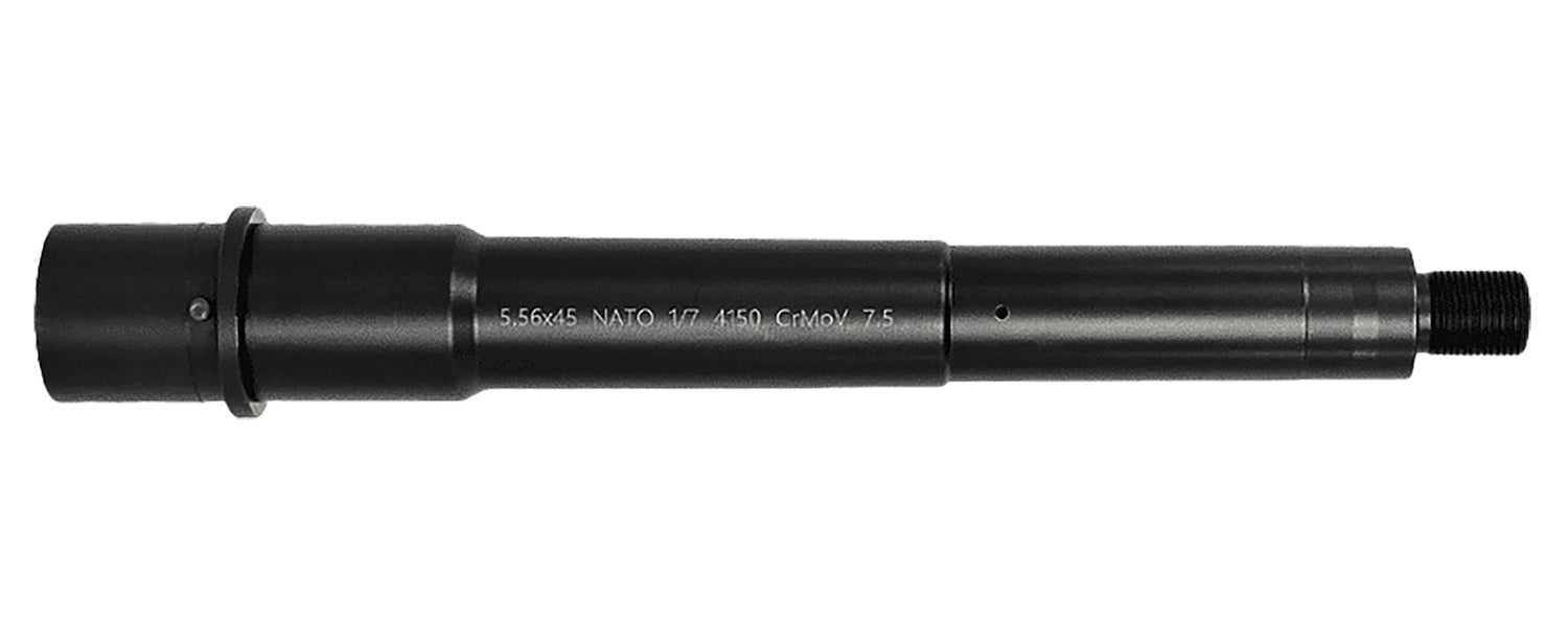 Lead & Steel 5.56 7.50-Inch Medium Profile 4150 Black Nitride Threaded Barrel