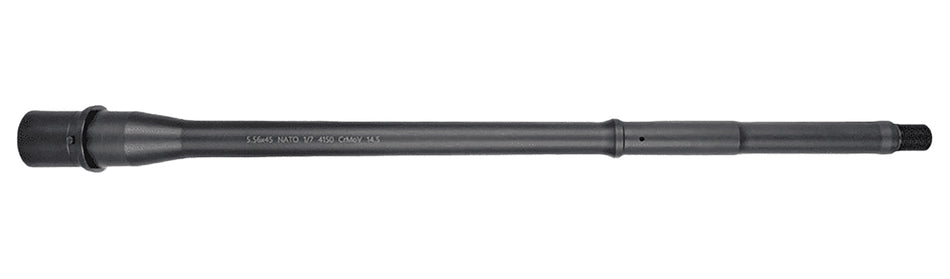 Lead & Steel 5.56mm 14.50-Inch Pencil Profile Mid-Length AR Barrel M4 Feed Ramps