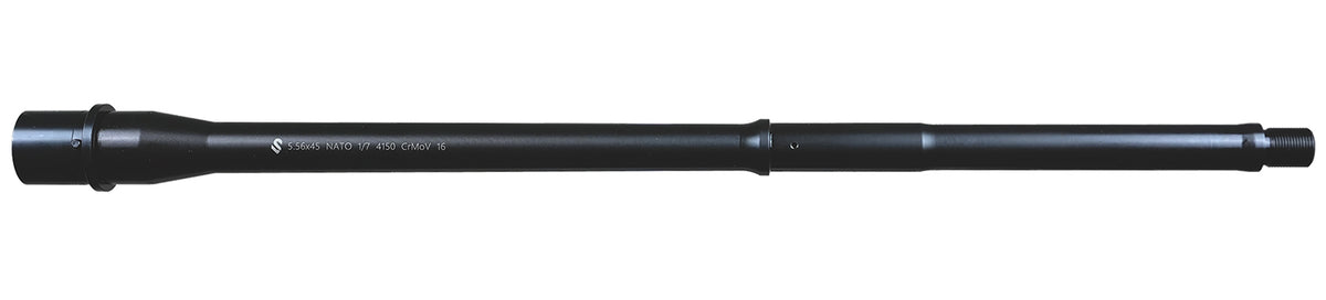 Lead & Steel 5.56mm 16-Inch Pencil Profile Mid-Length AR Barrel M4 Feed Ramps