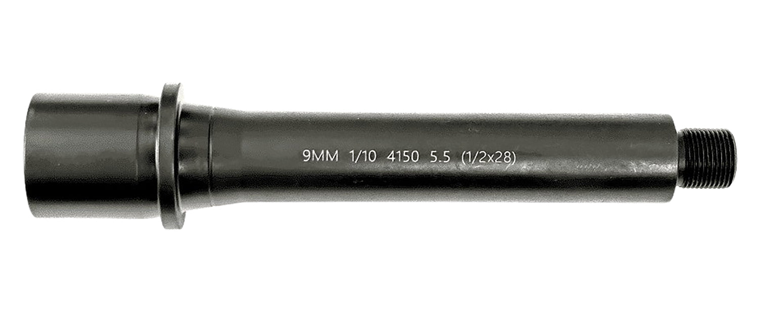 Lead & Steel LLC AR9 5.5 Inch Nitride Barrel 1/2x28 LS9MM55-28