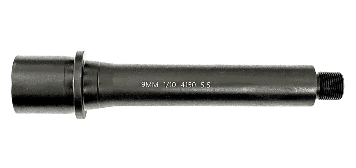 Lead & Steel LLC AR9 5.5 Inch Nitride Barrel 1/2x36 LS9MM55-36