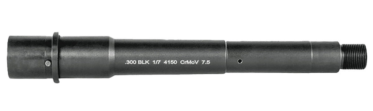 Lead & Steel 300 Blackout 7.50-Inch Government Profile Barrel M4 Feed Ramps