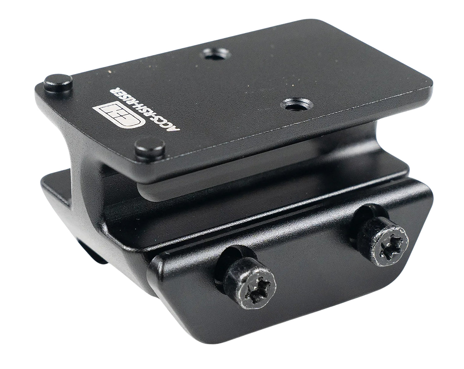 C&H RISERRSH Black Steel Picatinny Optic Riser Mount
