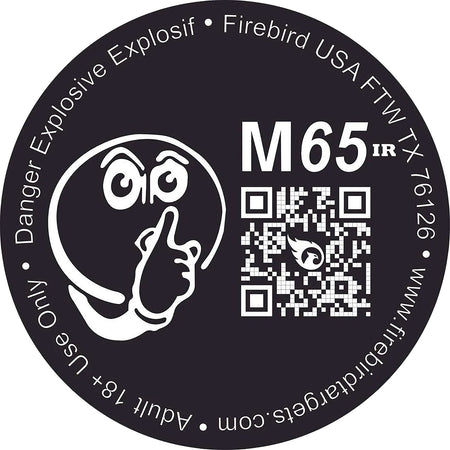 Firebird USA M65IR Flash/Smoke/Sound Impact Enhancement 65mm Reactive Shooting Target 10 Pack