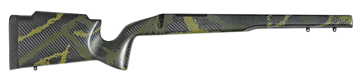 Proof Research Mountain Tactical Rifle Stock, Hunter Green Sponge, Med Action, Right Hand
