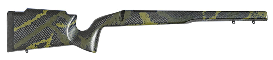 Proof Research Mountain Tactical Rifle Stock, Hunter Green Sponge, Med Action, Right Hand