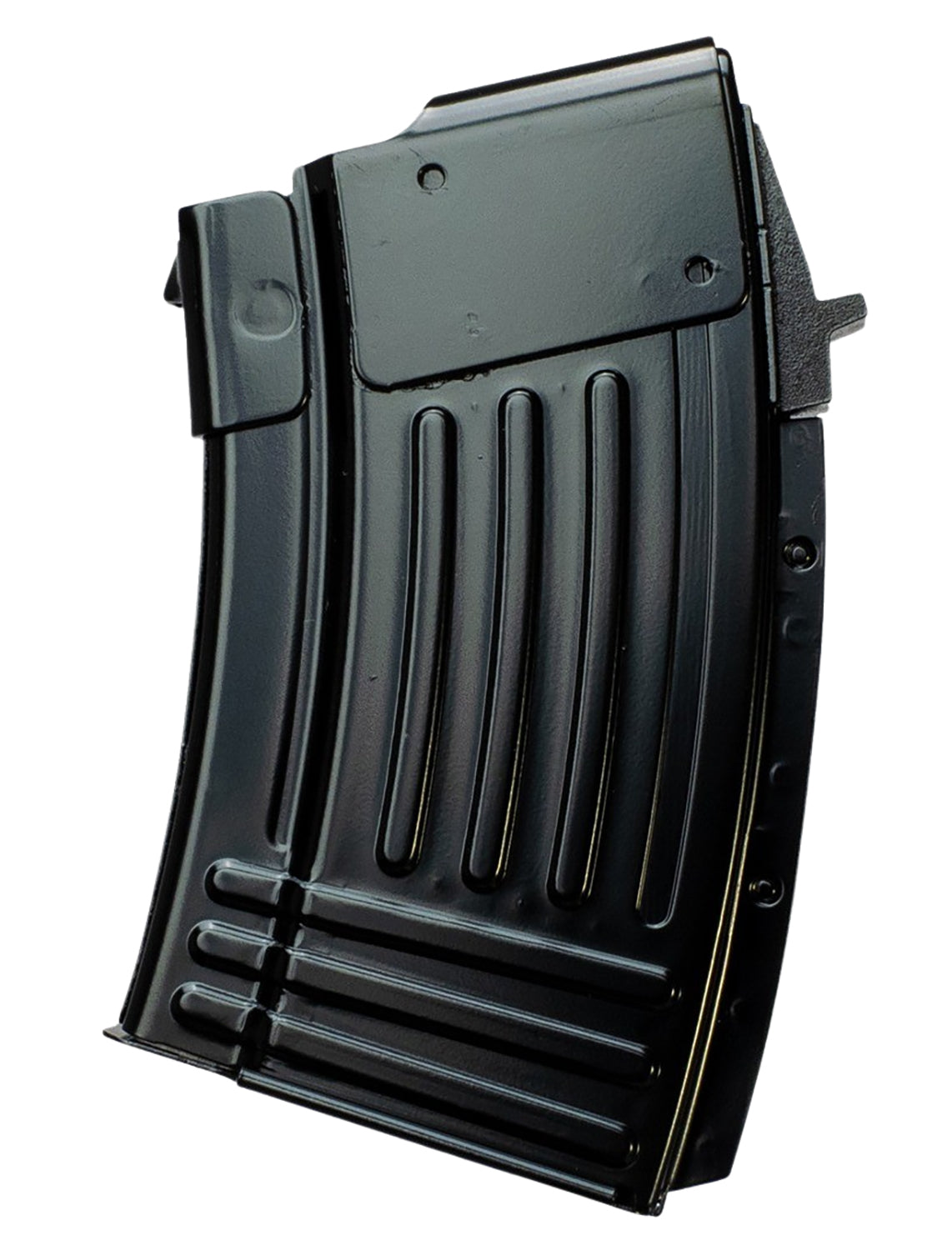 Global Ordnance LLC AK-47 10 Round Fully Ribbed Black Steel Magazine 7.62x39mm
