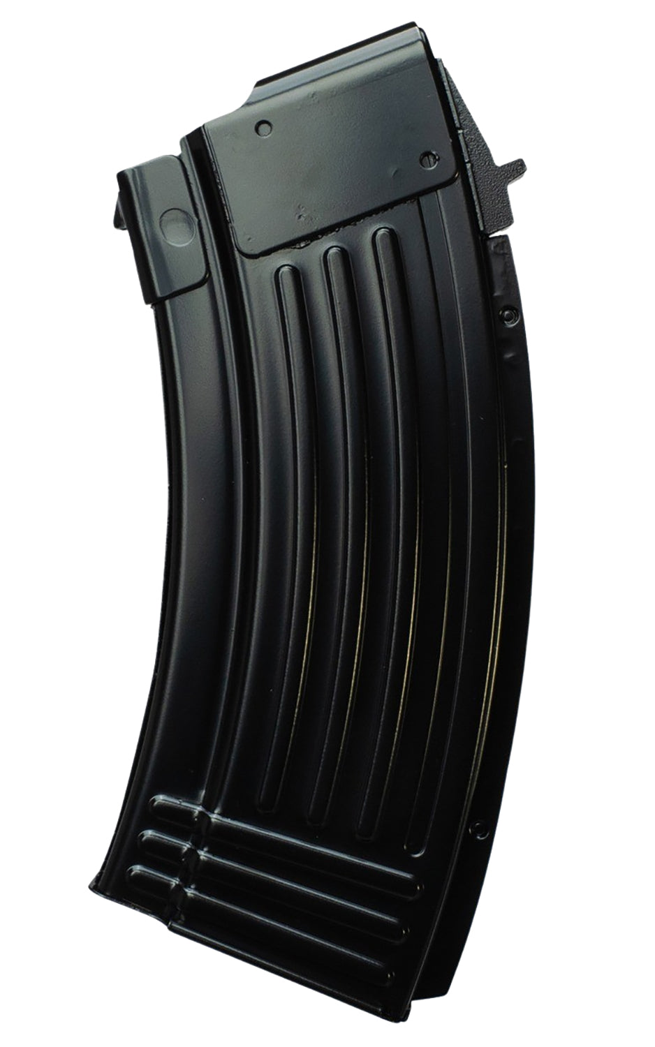 Global Ordnance LLC AK-47 20 Round Fully Ribbed Black Steel Magazine 7.62x39mm