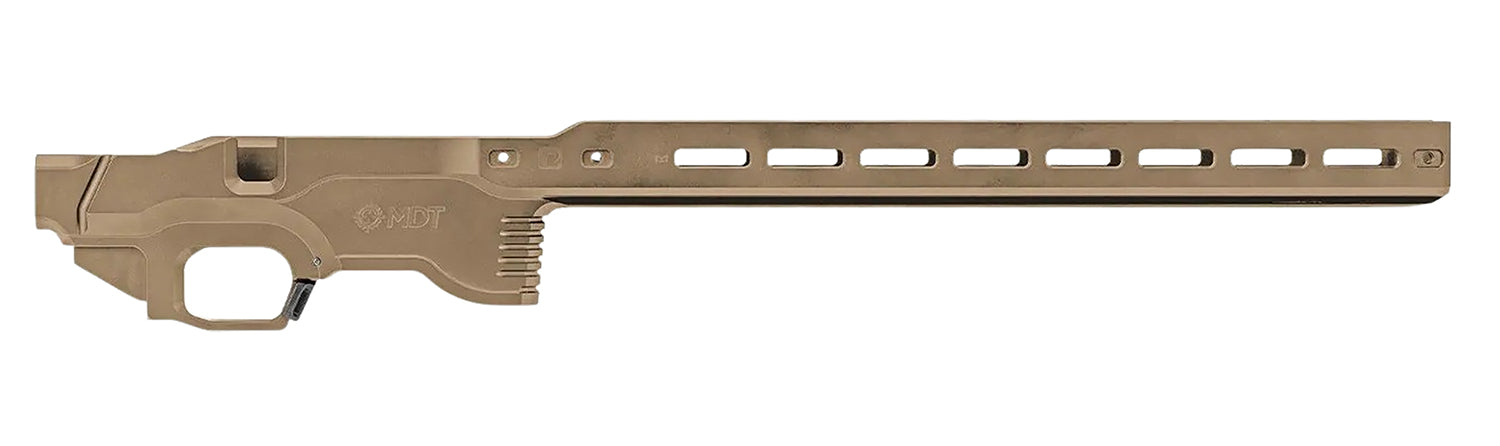 MDT Sporting Goods ACC Premier Gen2 Chassis Base Flat Dark Earth Aluminum Ruger American Rimfire RH