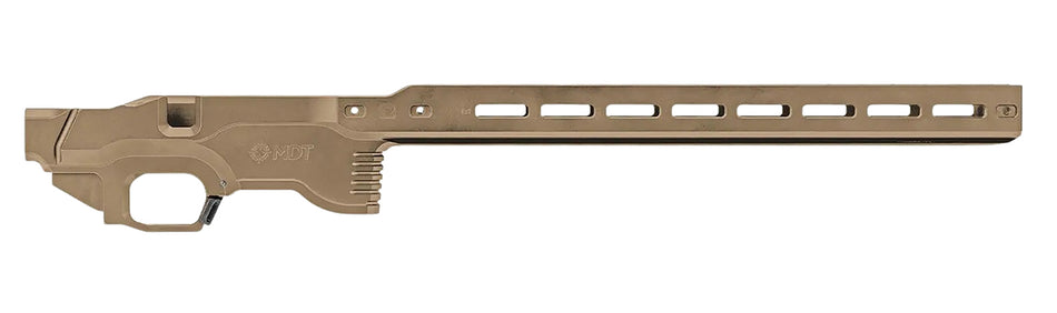 MDT Sporting Goods ACC Premier Gen2 Chassis Base Flat Dark Earth Aluminum Ruger American Rimfire RH
