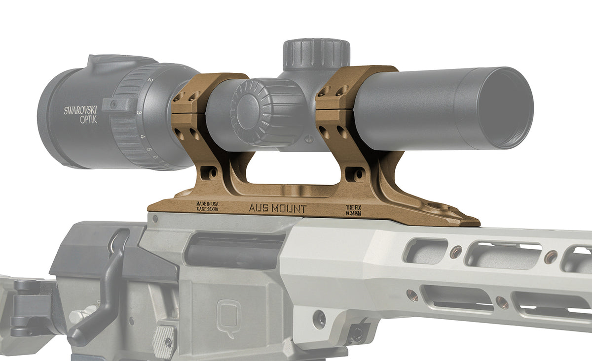 Q 100-323 Direct 34MM AUS Mount The Fix Rifle Flat Dark Earth