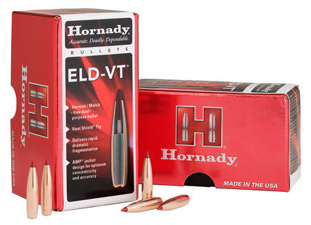 Hornady Bullets 25 Cal .257 95gr ELD-VT Reloading Bullets 100-Count