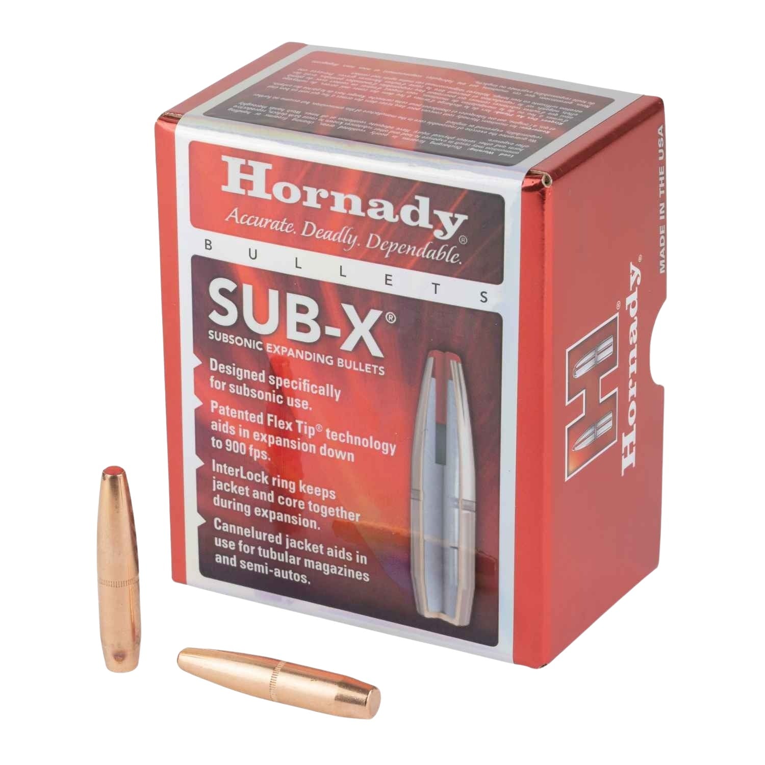 Hornady .338 Cal 307gr Subsonic Bullets 50ct