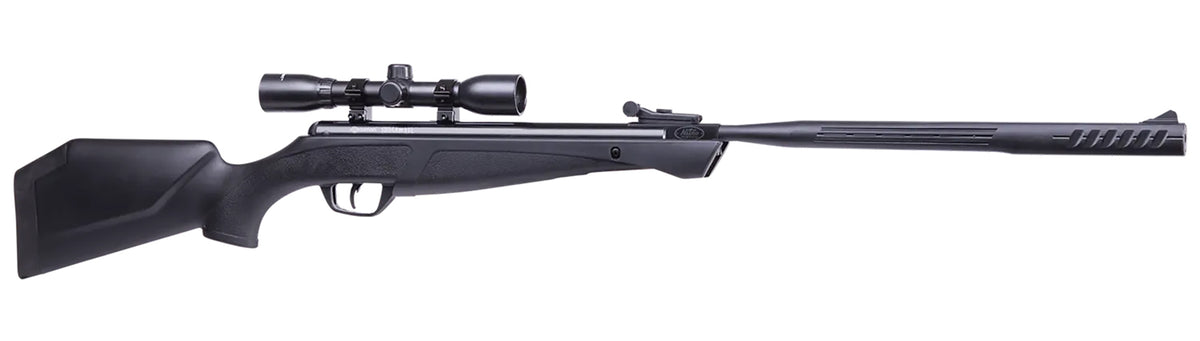 Crosman Shockwave .22 Cal Nitro Piston Air Rifle – All-Weather Synthetic Stock, Single Pellet