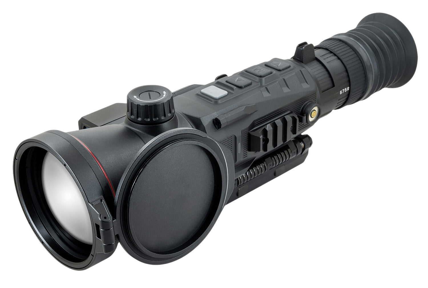 Nocpix RICO2S75R Rico 2 S75R Thermal LRF Weapon Sight 75mm 3x Black 1280x1024