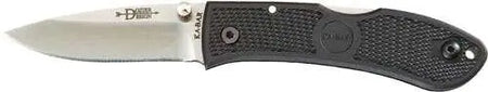 Ka-Bar Dozier Mini Folding Knife 2.25in Black Drop Point Pocket Clip