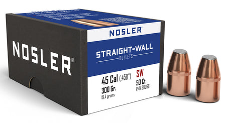 Nosler 45 Cal .458" 300gr Power Point Rifle Bullets 50ct