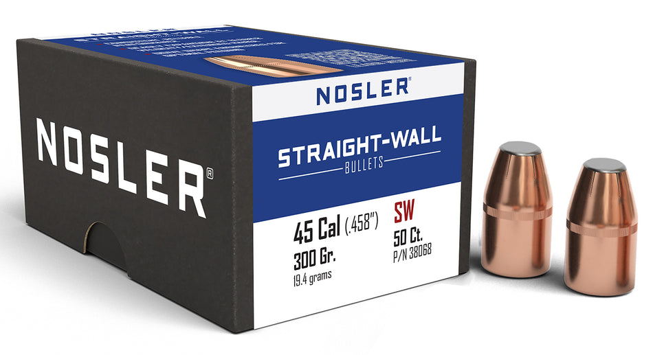 Nosler 45 Cal .458" 300gr Power Point Rifle Bullets 50ct