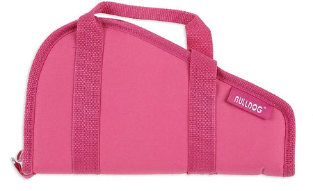 Bulldog Pink Small Pistol Rug with Handles and Pocket Nylon 12 x 6 Inch