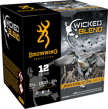 Browning  Shotgun Ammo 12 Gauge 3.5 in 1-1/2 oz #2 / 4