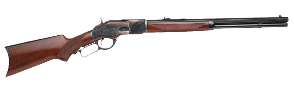 Taylors & Company 550175 1873 357 Mag Caliber with 10+1 Capacity, 20" Blued Octagon Barrel, Color Case Hardened Metal Finish & Walnut Fixed Pistol Grip Stock Right Hand (Full Size)