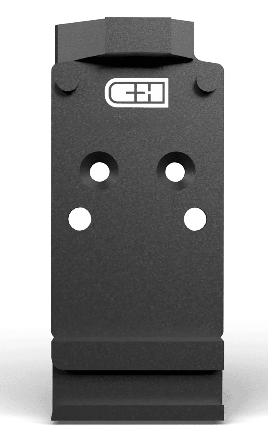 C&H Precision V4 Mounting Plate, Steel Construction, Fits CZ Shadow 2 OR, Holosun 507Comp/508T, Black CZ-SDW2-RSH-GDT-ST