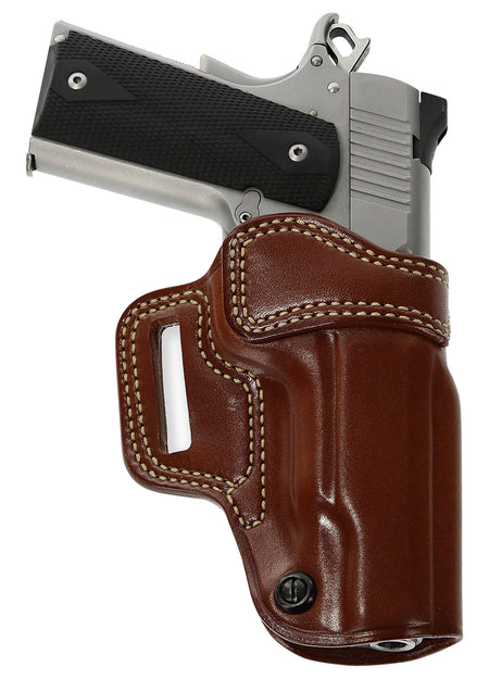 Galco AV266 Avenger OWB Tan Premium Leather Holster for 4-4.25" Barrel 1911