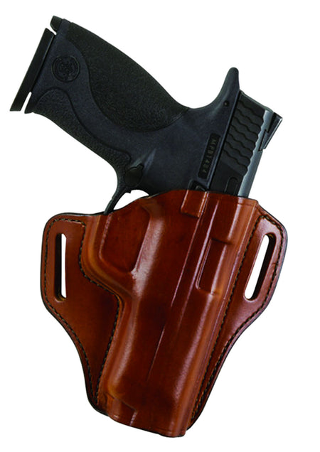 Bianchi Remedy Model 57 OWB Holster Size 18 Tan Leather Fits Springfield XDS Right Hand