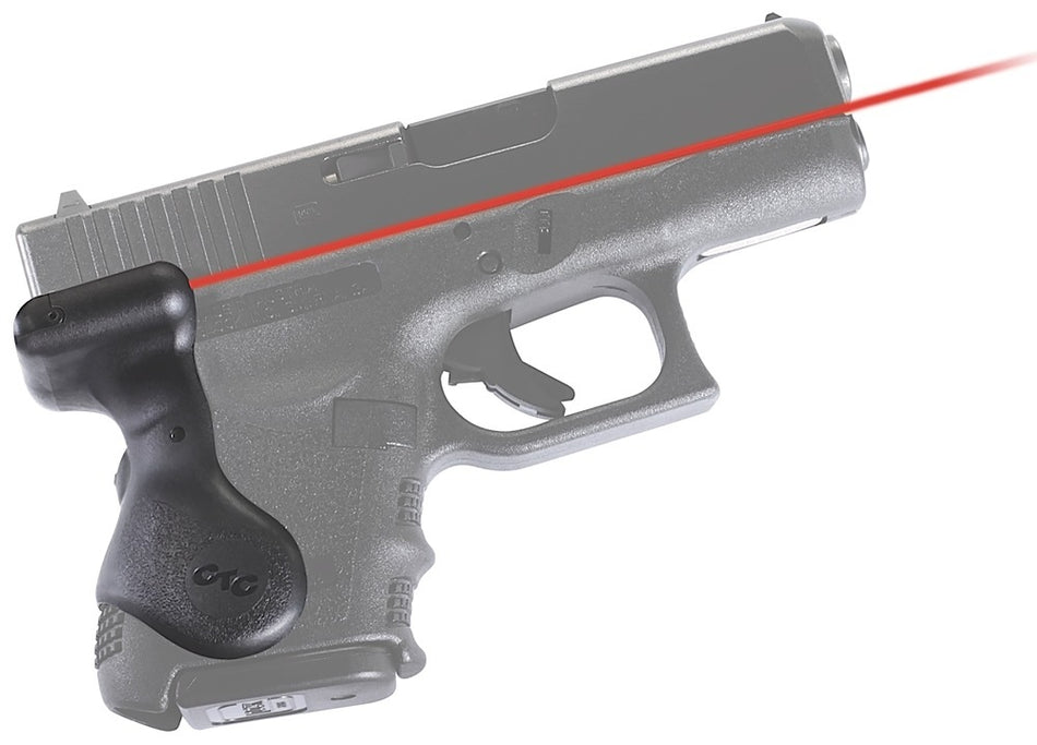 Crimson Trace 011340 Glock Gen3 26/27/28/33/39 Lasergrips with Red Laser Sight, Black Polymer