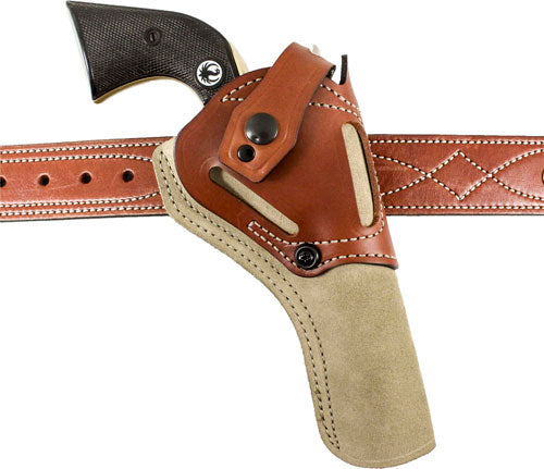 DeSantis Natural Leather Ambidextrous Wild Hog OWB Holster for Colt SAA 4.75"