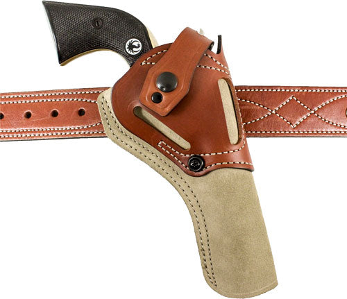 DeSantis Natural Leather Ambidextrous Wild Hog OWB Holster Colt SAA 5.5"