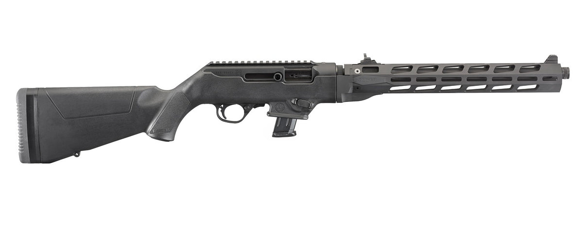 Ruger 19117 PC Carbine *CA Compliant 9mm Luger 10+1 16.12" Threaded/Fluted Barrel, Type III Hard Coat Anodized Aluminum Alloy Receiver, Synthetic Stock, M-Lok Accessory Slots, Optics Ready