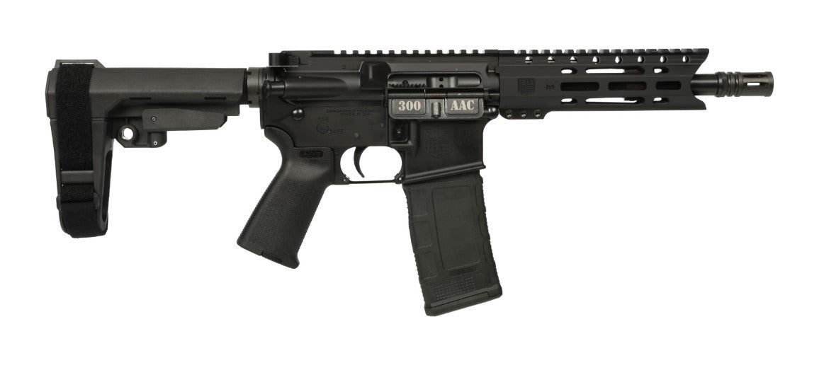 DB-15 PIST 300BLK BLK 8" SBA3 SBA3 BRACE