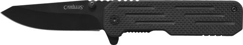 Camillus Choff Folding Drop Point 2.75" SS Blade w/ Black Nylon Handle
